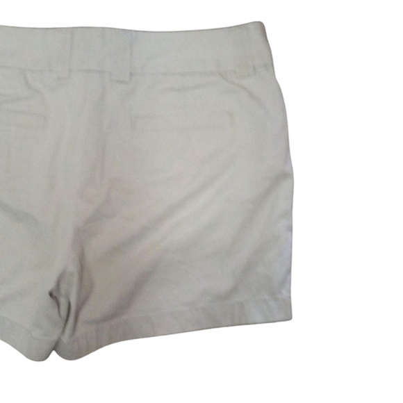 J. Crew Light Tan Khaki City Fit Cotton Chino Shorts Summer Size 10 - Picture 5 of 7